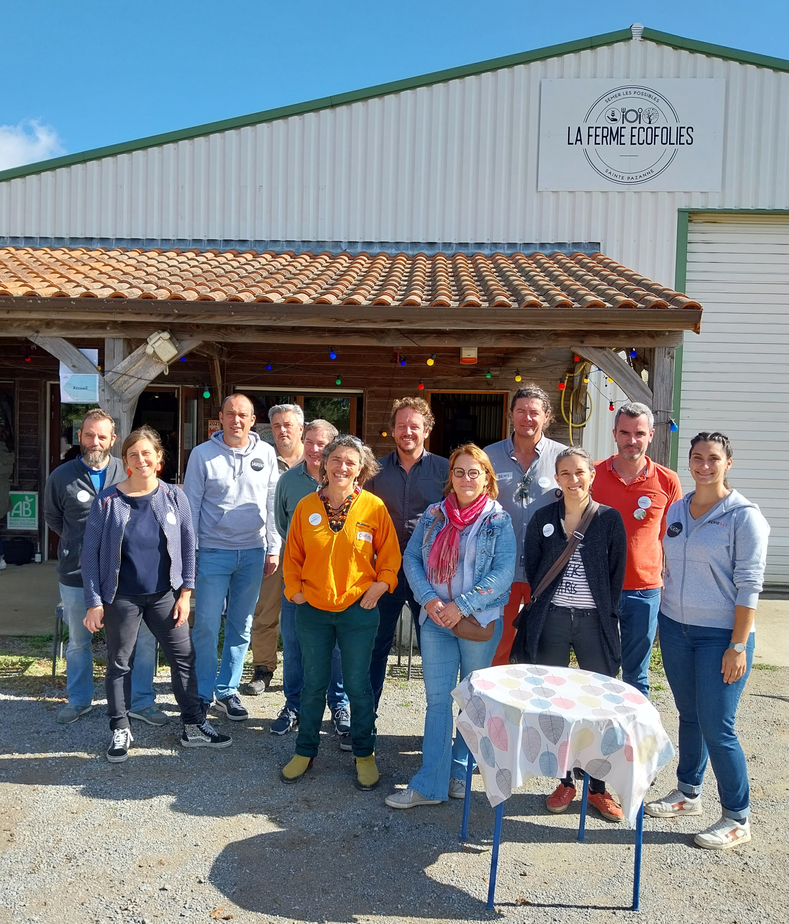 Inauguration de l'espace  formation pour ÉCHOBAT Développement aux Écofolies (Ste Pazanne - 44)